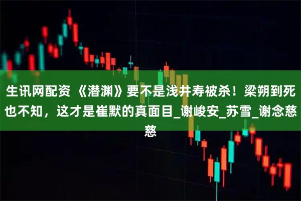 生讯网配资 《潜渊》要不是浅井寿被杀！梁朔到死也不知，这才是崔默的真面目_谢峻安_苏雪_谢念慈